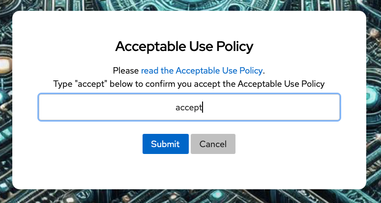 Acceptable use policy