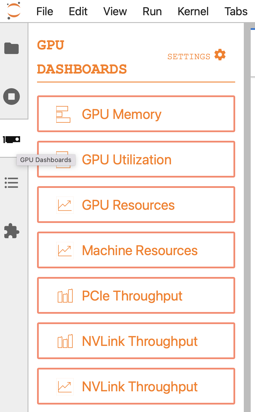 Jupyter nvdashboard